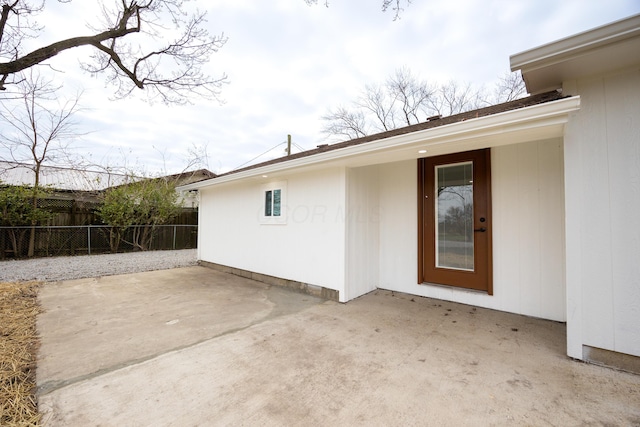 exterior space featuring a patio area