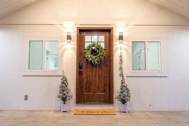 view of entrance to property