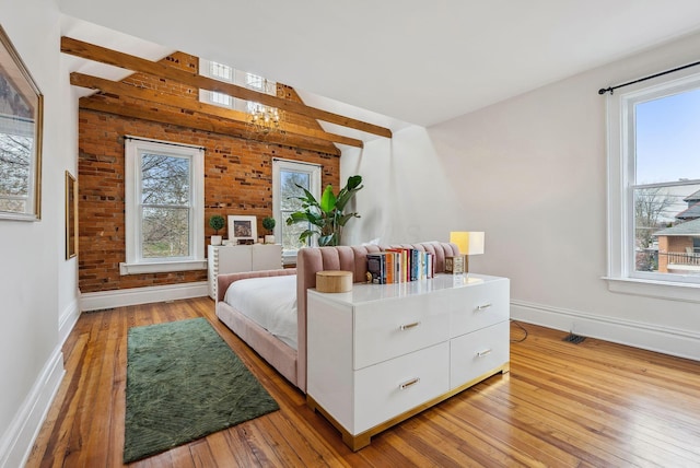 1030 Jaeger St, Columbus, OH 43206 - bedroom featuring baseboards and light wood finished floors