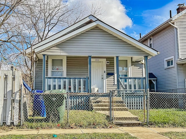 bungalow with a porch