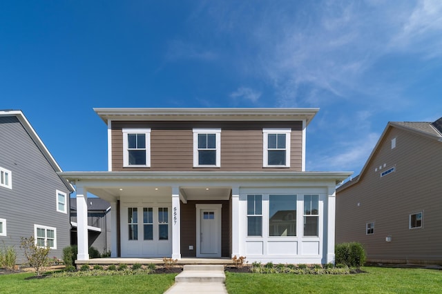 front of property featuring a front yard