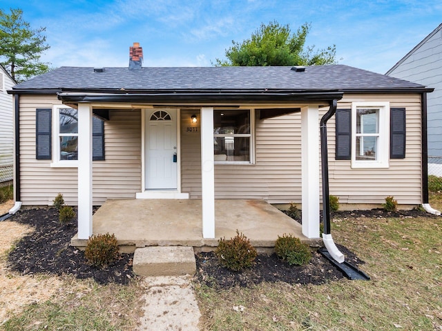 view of front of home