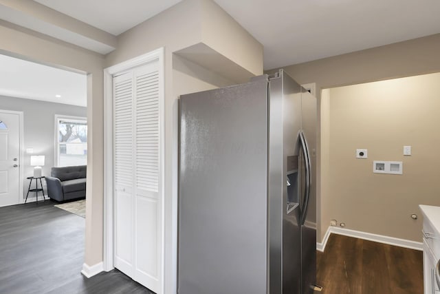 bathroom featuring hardwood / wood-style floors