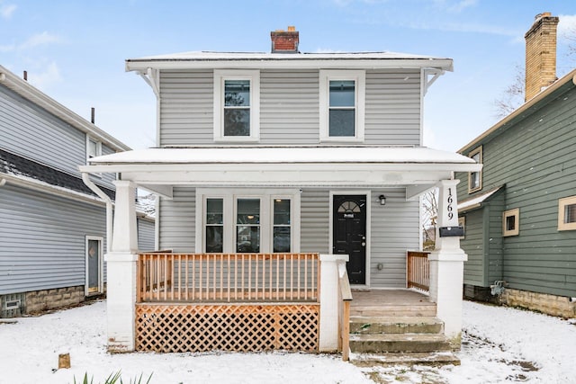 front of property with covered porch