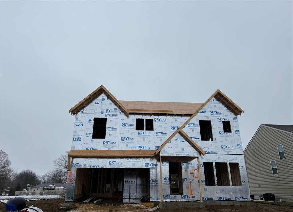 view of property under construction