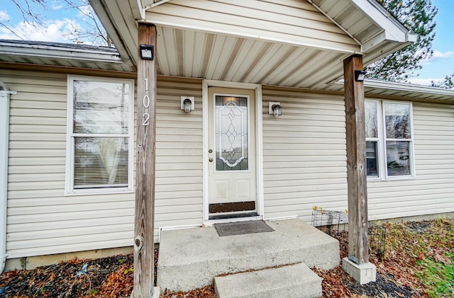 view of property entrance