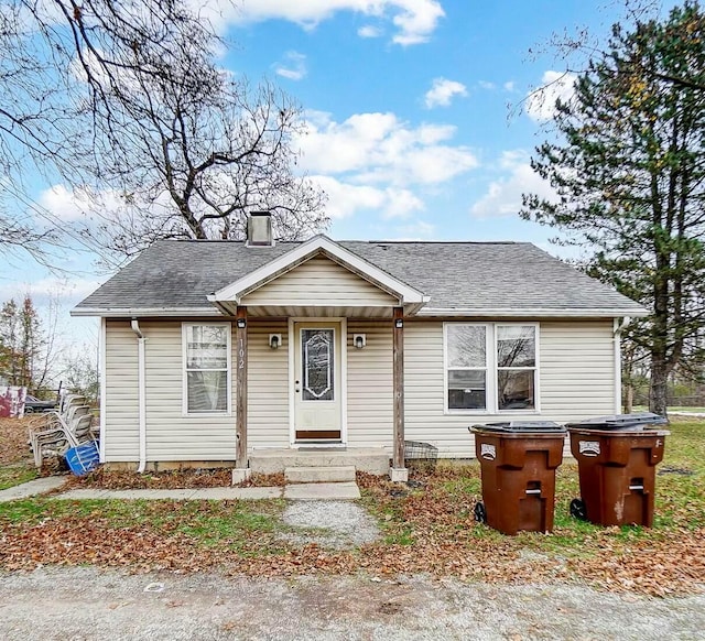 view of front of property