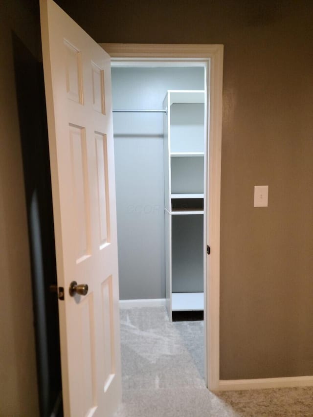 view of closet