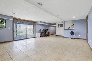 interior space featuring expansive windows