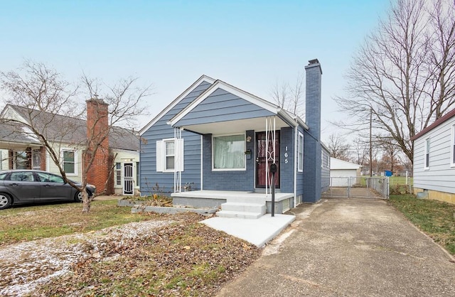 bungalow with a porch