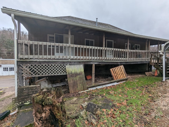 view of rear view of house