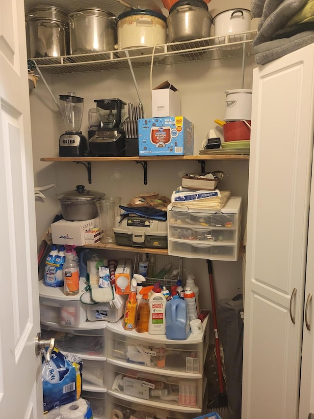 view of pantry