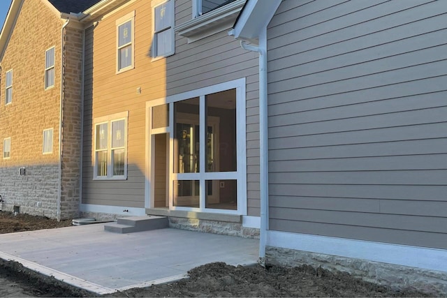 exterior space featuring a patio