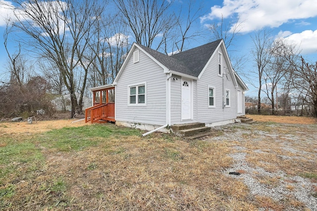 view of side of home