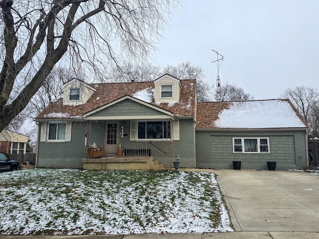 view of front of house featuring a porch