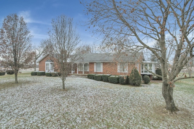 view of ranch-style house