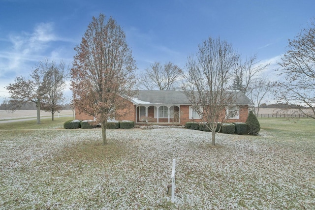 view of ranch-style house