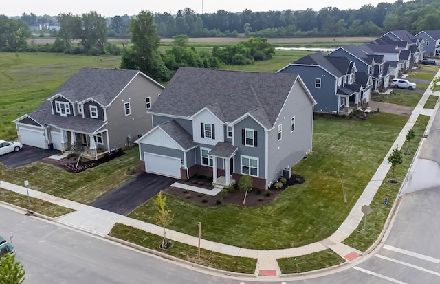 9809 Glenfield Ave Lot 2, Plain City, OH 43064 - aerial perspective of suburban area
