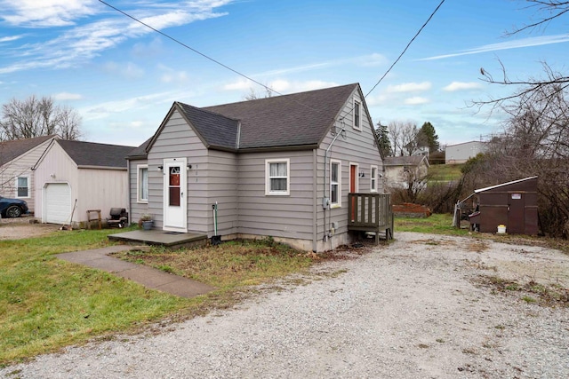 view of bungalow