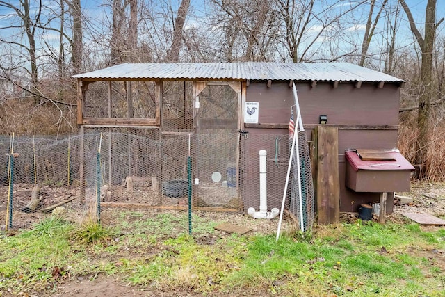 view of outbuilding