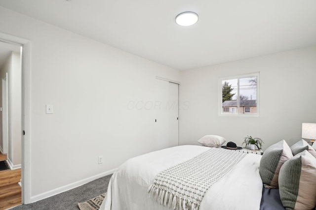 bedroom featuring carpet floors