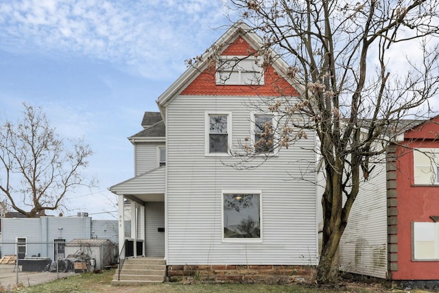 view of rear view of house