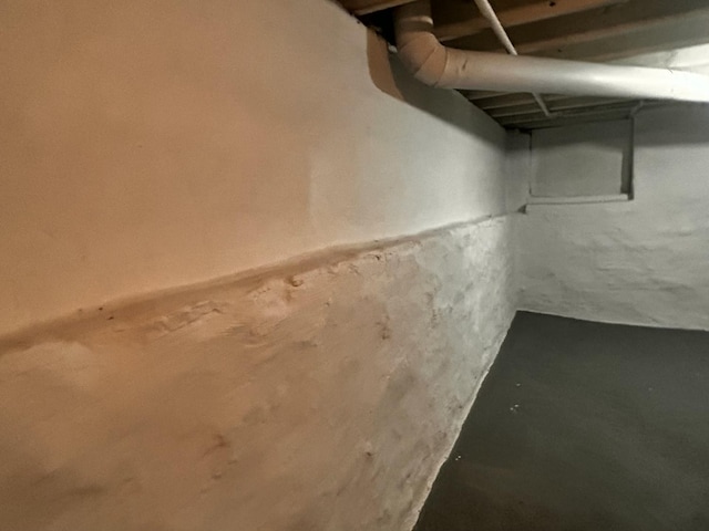 view of basement