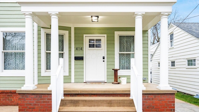 view of entrance to property