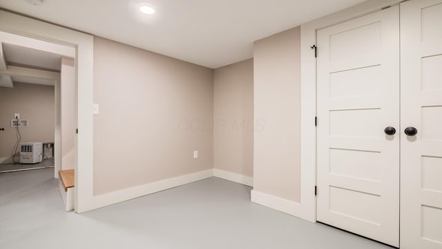 interior space featuring a closet