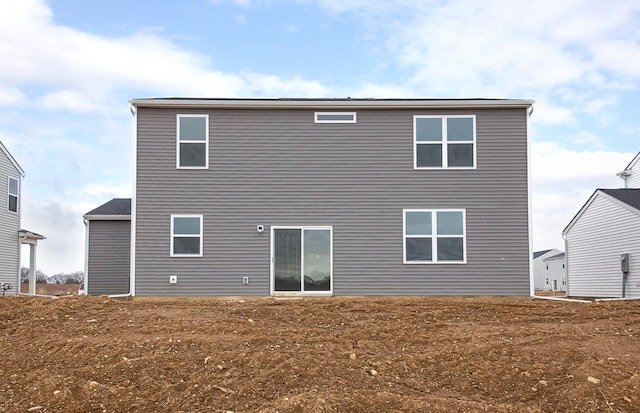 view of rear view of property