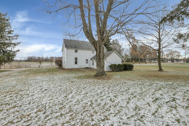 view of side of property