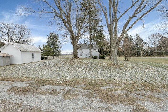 view of yard