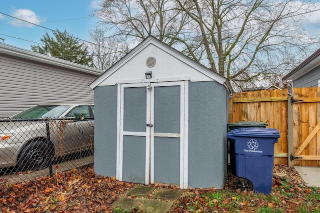 view of outbuilding