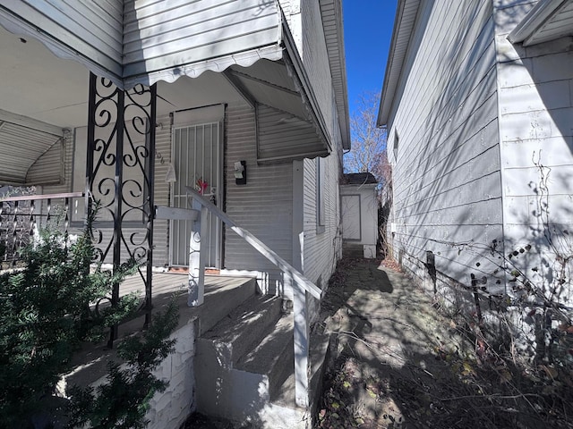 view of entrance to property