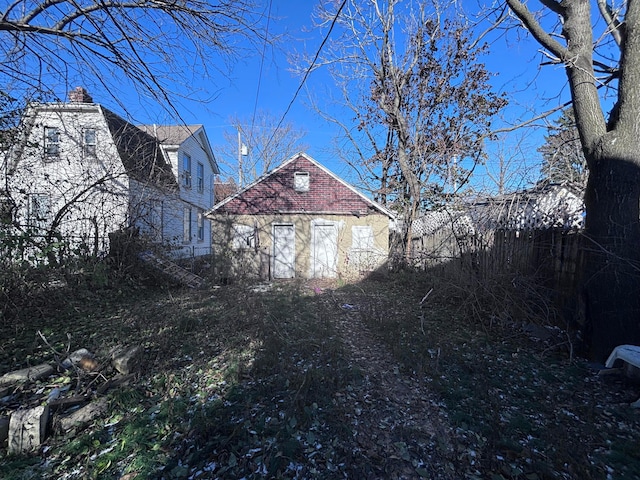 view of home's exterior