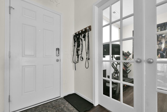 foyer entrance with a wealth of natural light