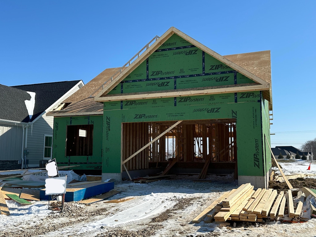 view of property under construction