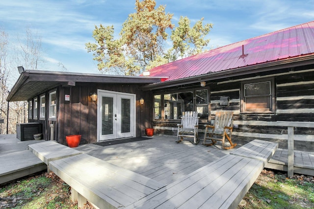 14485 Jack Run Rd, Rockbridge, OH 43149 - deck featuring french doors