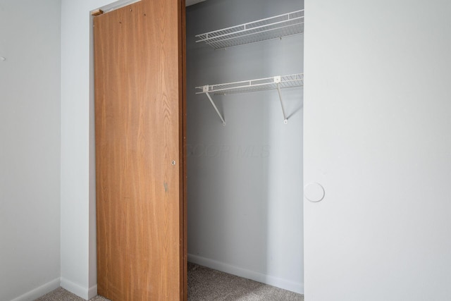 view of closet