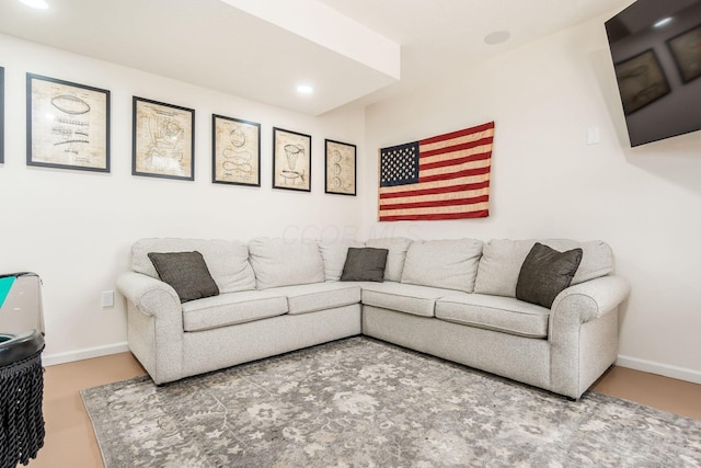 view of living room