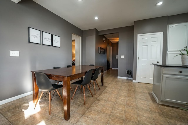 view of dining room