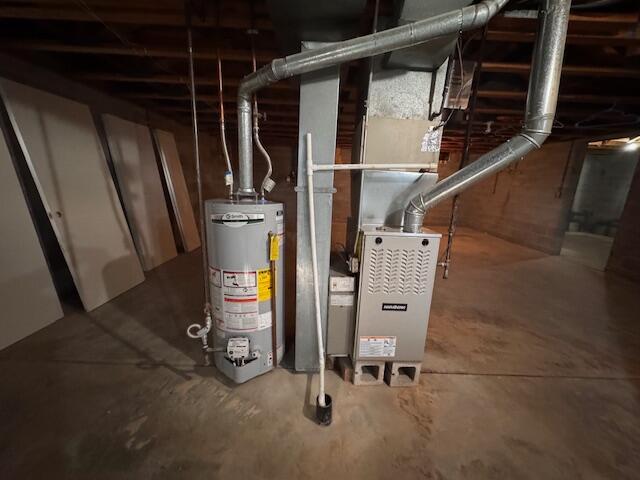 utilities with gas water heater