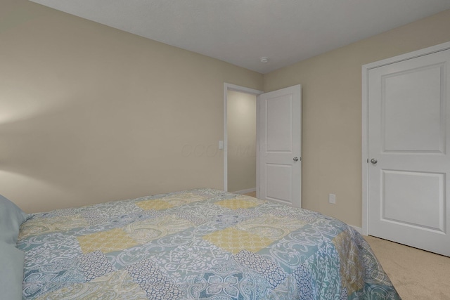 bedroom with carpet flooring