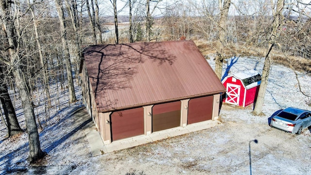 view of outdoor structure