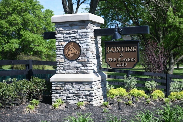 view of community / neighborhood sign