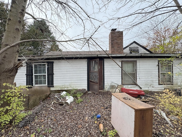 view of rear view of house