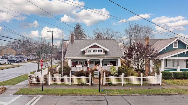 bungalow-style house featuring a porch