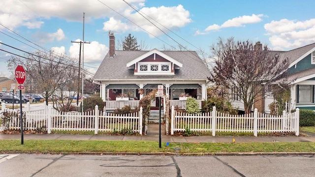 bungalow-style house with a porch