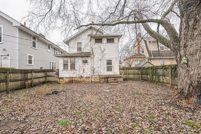 view of back of property