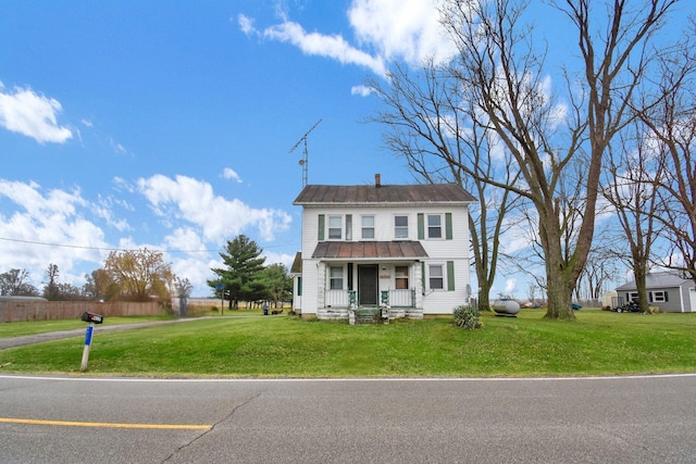 4417 Beechgrove Rd, Bucyrus, OH 44820 - colonial inspired home with covered porch and a front yard